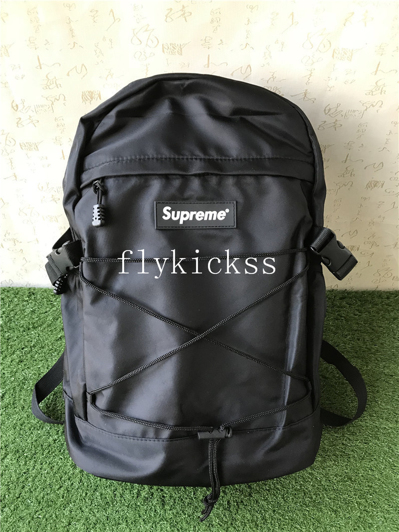 Supreme Black Backpack